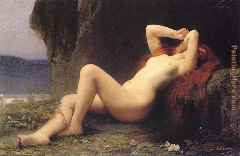 Mary Magdalene In The Cave painting - Jules Joseph Lefebvre Mary Magdalene In The Cave art painting